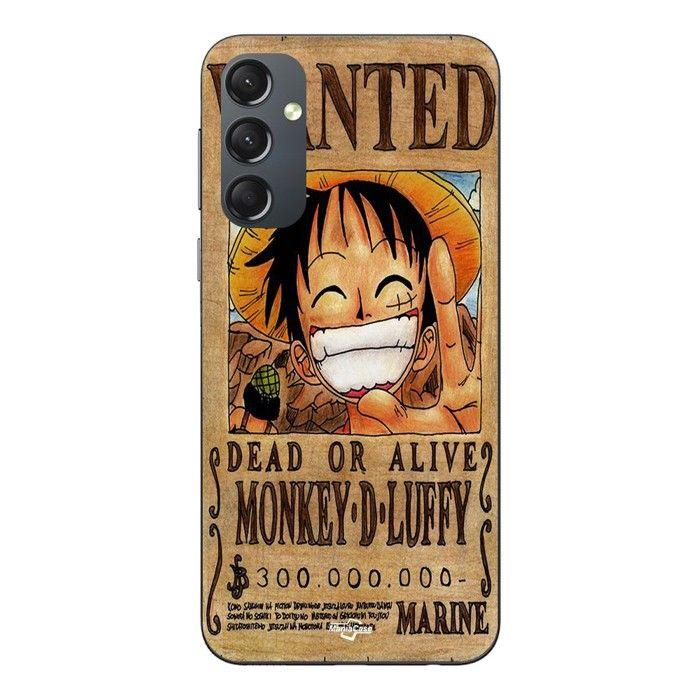 Coque Pour Samsung Galaxy S25 FE One Piece Wanted Poster Monkey D. Luffy Maniacase