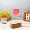3D Isolator Heart Night Lamp Romantic Creative Bedroom USB Table Valentine'