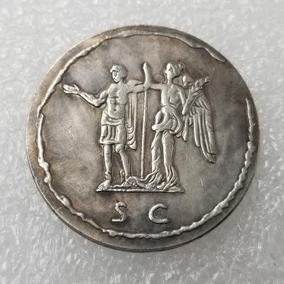 Copie de Monnaie Romaine Ancienne Monnaie Plaqué Argent Monnaie Commémorative Monnaie Étrangère ARI