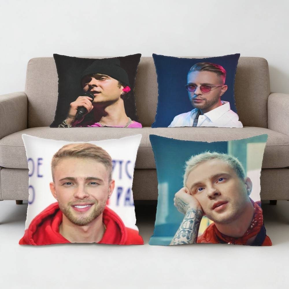 Rapper EEgor Singer KKreed Pillow Case Sofa Living Room Bedroom Headboard Backrest Cushion Square Cushion Nap Time