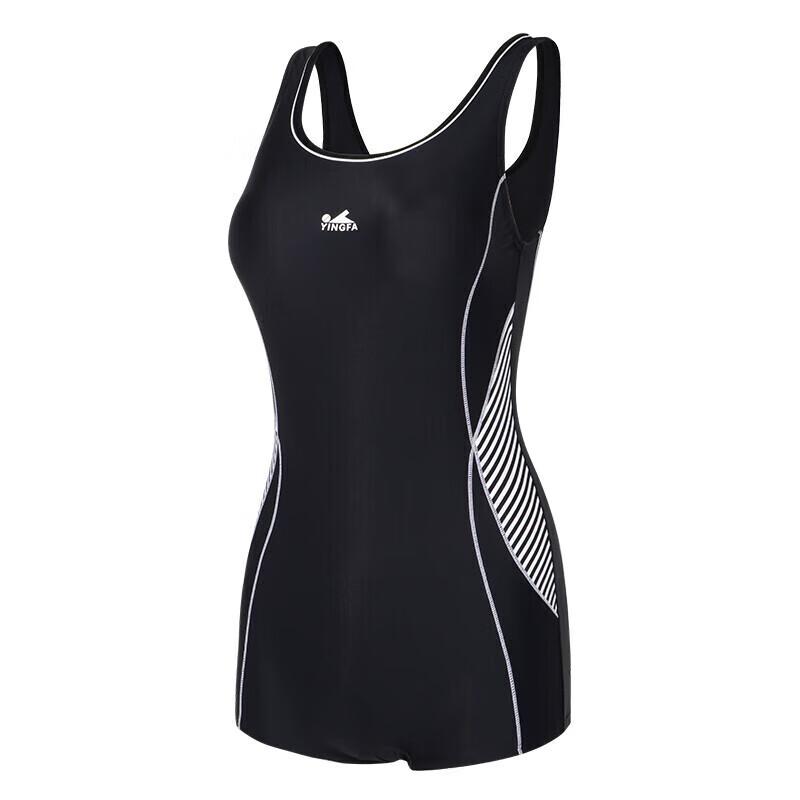 YINGFA Women's One-Piece Athletic Boyshort Slimming Swimsuit