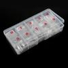 500-Piece Transparent & Natural/French White Nail Tips – Full & Half Cover