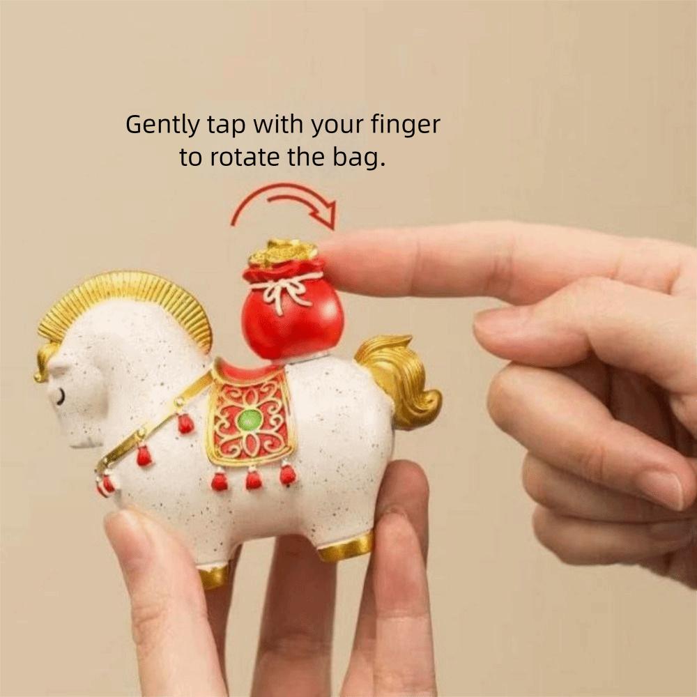 Chinese Style Horse Figurine Horse Mascot Zodiac Horse Ornaments Horse Miniature  Office