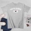 Unisex SOUTH KOREA Flag Vintage Tshirt Tees Oneck T Shirts WoUnisex Boys 100 Cotton Short TShirt Unisex Nation Apply All Seasons