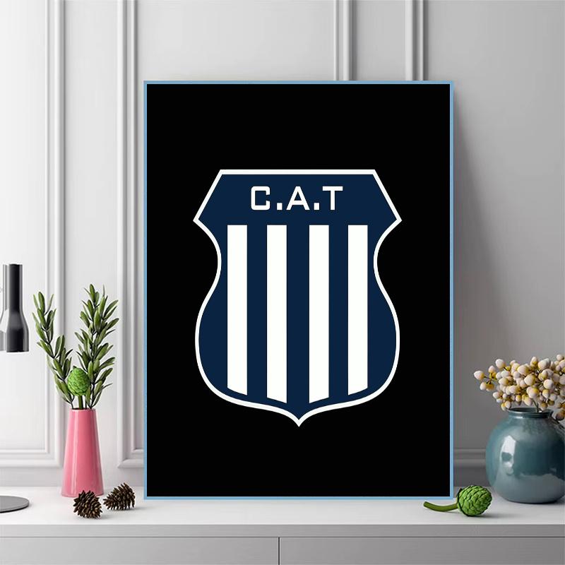 Club Atletico Talleres Pattern  3pcs 100% Round Full Drill 5D DIY Diamond Painting Embroidery Cross Stitch Rhinestone Décor