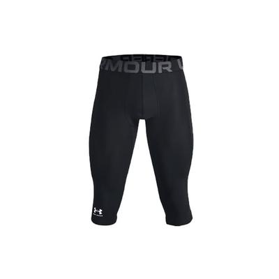 HeatGear Compression Knee Logo Print Fitted Workout Shorts Men Shorts Black 1368353-001