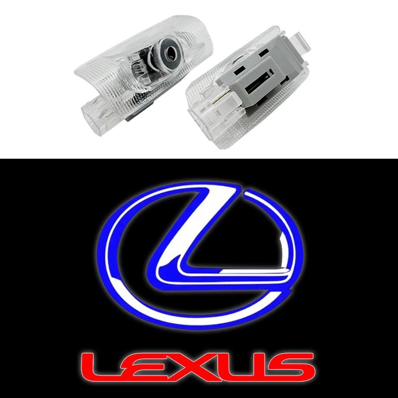 2Pcs LED Courtesy Shadow Lamp for Lexus RX 300 330 350 400 450 2007-2017 Car Door Welcome Logo Light Laser Projector Accessories