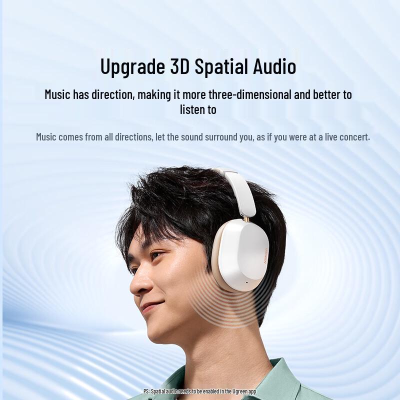 Ugreen HiTune Max5c Gold Label Hi-Res ANC Wireless Headphones