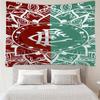 1PC Flumi-nense Mandala Pattern Printed Tapestry Room Decoration Wall Hanging for Living Room Bedroom, dormitory, Birthday and Christmas gifts