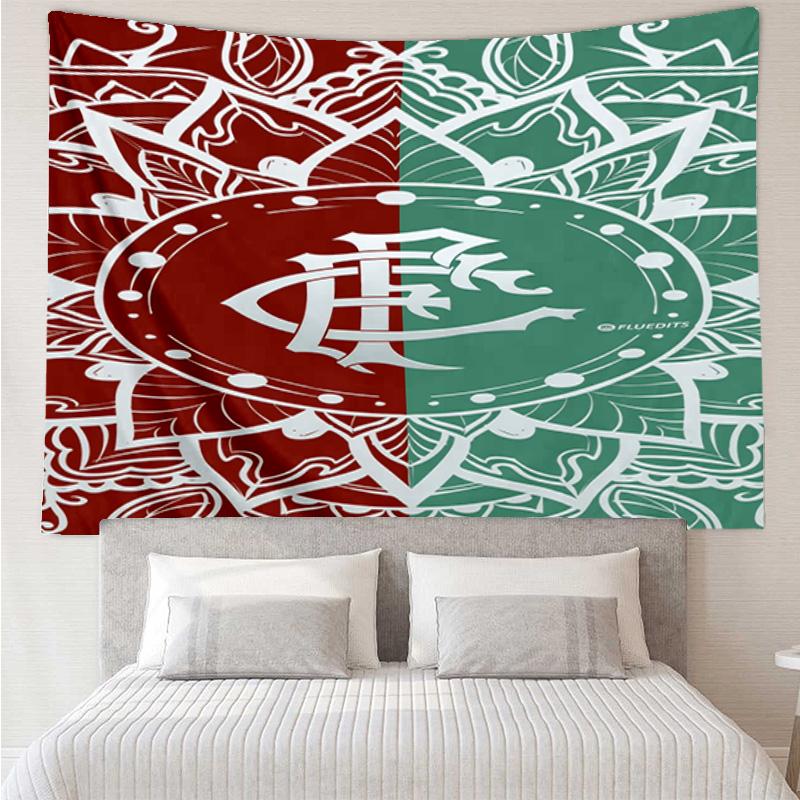 1PC Flumi-nense Mandala Pattern Printed Tapestry Room Decoration Wall Hanging for Living Room Bedroom, dormitory, Birthday and Christmas gifts