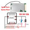 Плата захисту літієвої батареї 18650 BMS 10S 36V 30A, спільний/розділений порт, з балансуванням, захистом від температури