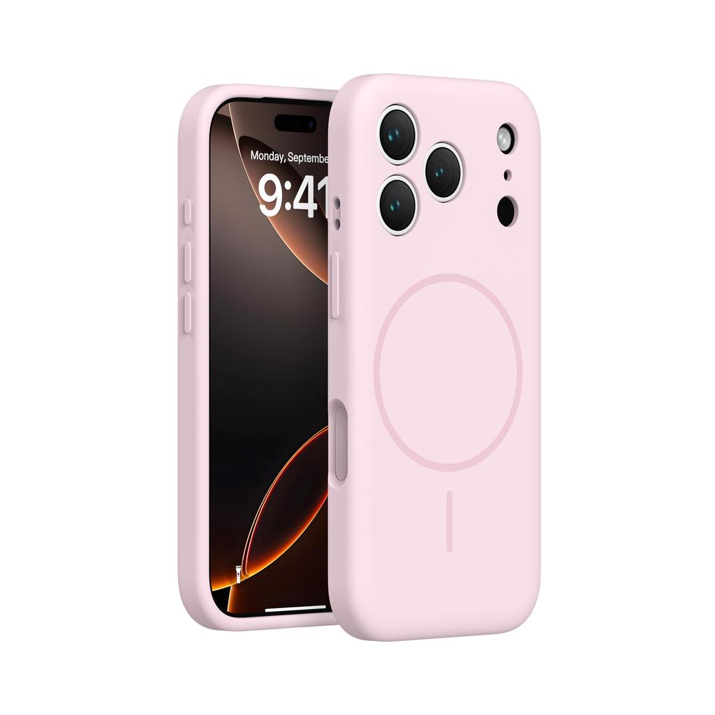 Applicable to Apple 17ProMax mobile phone case Magnetic suction true liquid silicone iPhone16 soap 15 camera AI button
