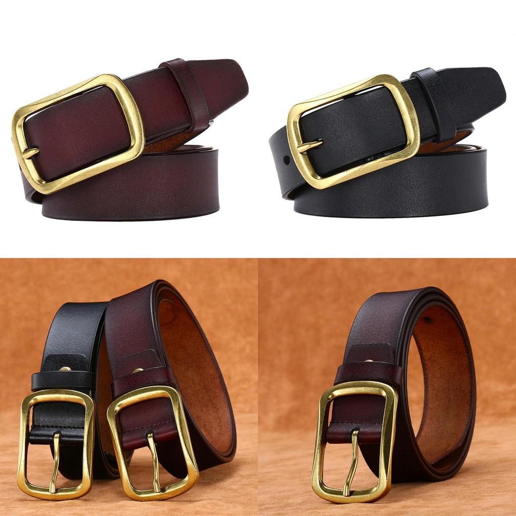 Mens Square Buckle Belt With Classic Alloy Pin Buckle For Casual And Wear Formal