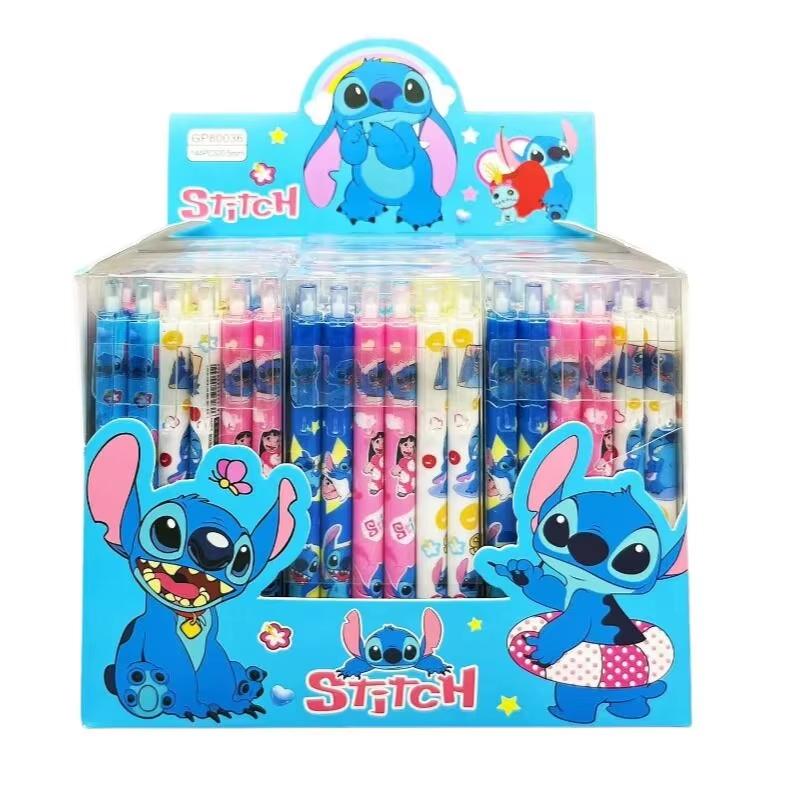 MINISO Cartoon Animals Gel Pens 1pc Cartoon New Pressing Pen Black Water Ink 0.5mm Cute Signature Pen Stationery Student Gift