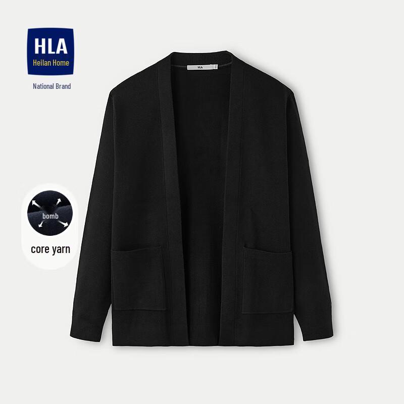 

HLA Men s Core-Spun Soft Knitted Cardigan 185(54)