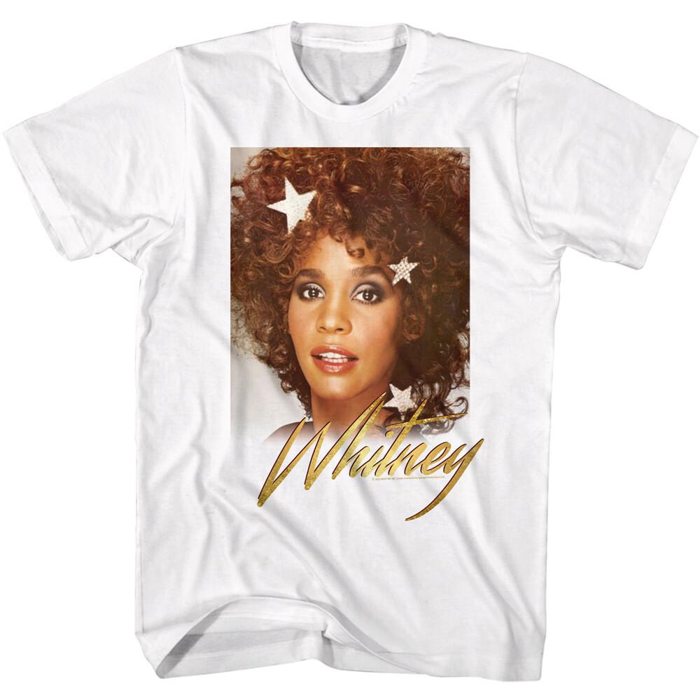 Whitney Houston Stars Beautiful Photo Men T Shirt R B Pop Music Merch S