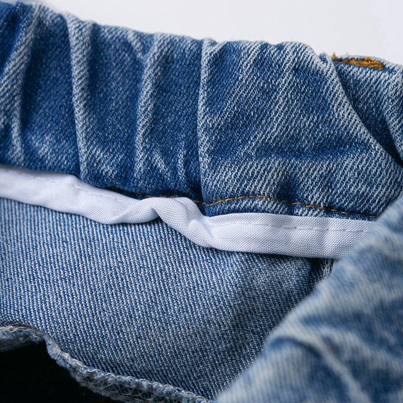 Skinny Jeans für Mädchen mit Schmetterlingsstickerei
