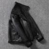 Genuine Leather and Fur One-piece Lamb Fur Genuine Leather Leather Jacket Men's Large Size Thickened Jacket