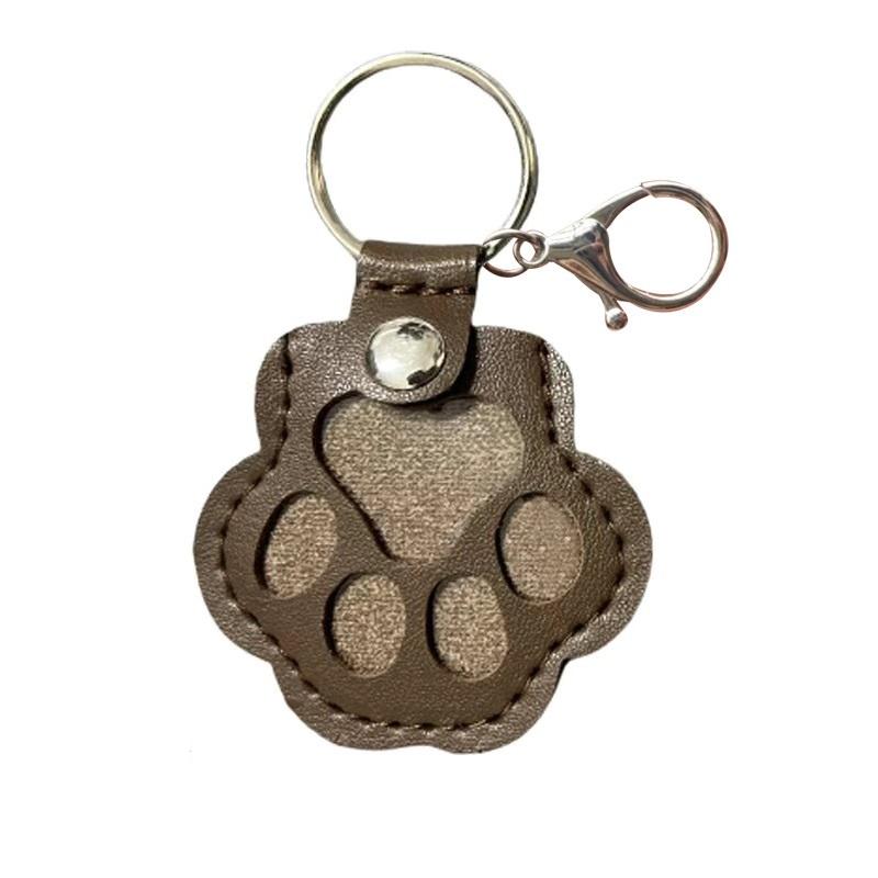 

Memorial Leather Pet Hair Storage Bag Pet Paw Keychain Pendant DIY Memorial Keepsake Locket Pet Fur Container Pet Lovers Gifts