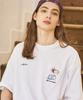 CPGN STUDIO Love Slowly Embroidered Short Sleeve White