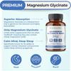 Glicinato di Magnesio 500 mg Integratore Alimentare, 120 Capsule per Flacone