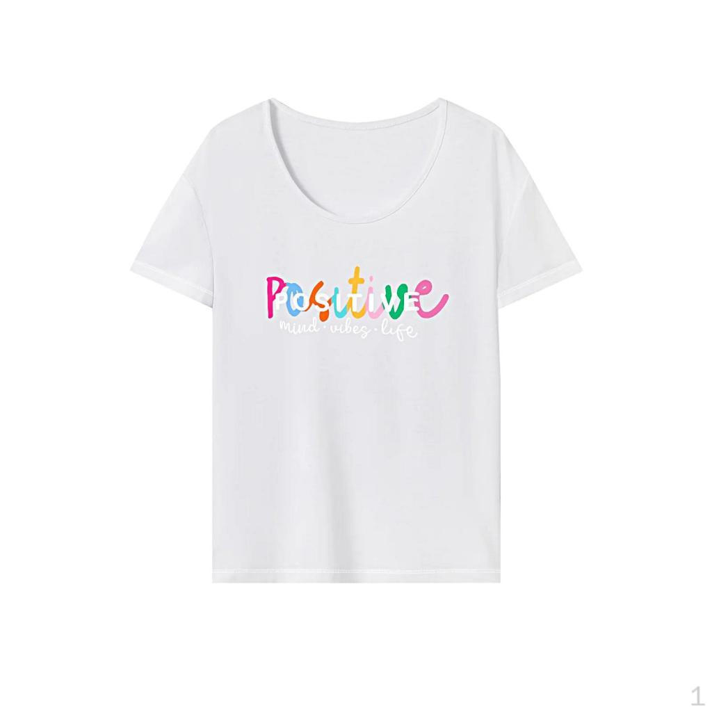 

T Shirt for Women Basic Tee Casual Lightweight Crew Neck Holiday