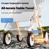 Stroller Folding, Sitting, Lying Down with Shock Absorber, Foldable and Lightweight Children's Stroller
