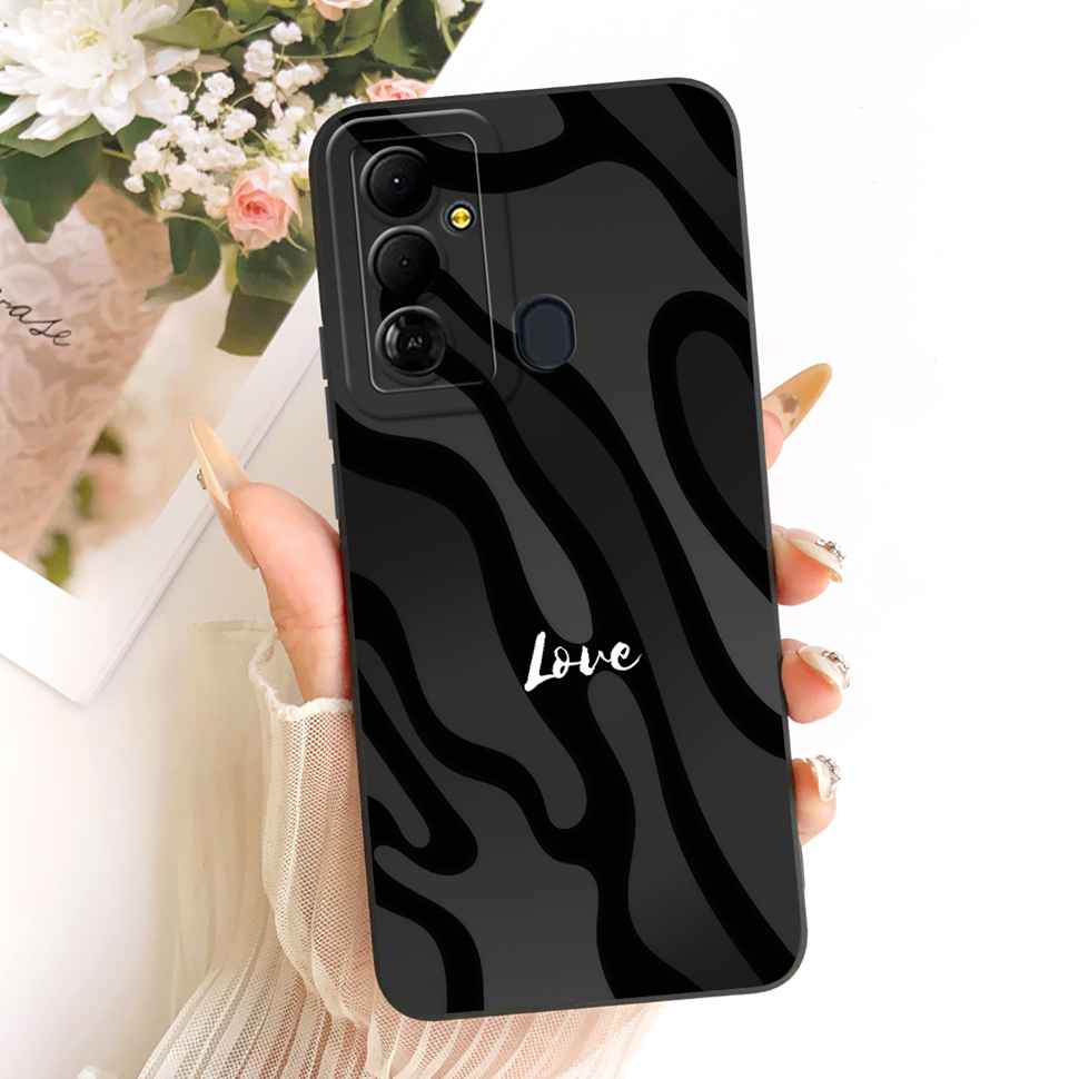 For Tecno Pop 6 Go BE6j Case Simple Style Silicone Shockproof Back Cover Coque For Tecno Pop6 Go POP 6 GO Phone Bumper Shell