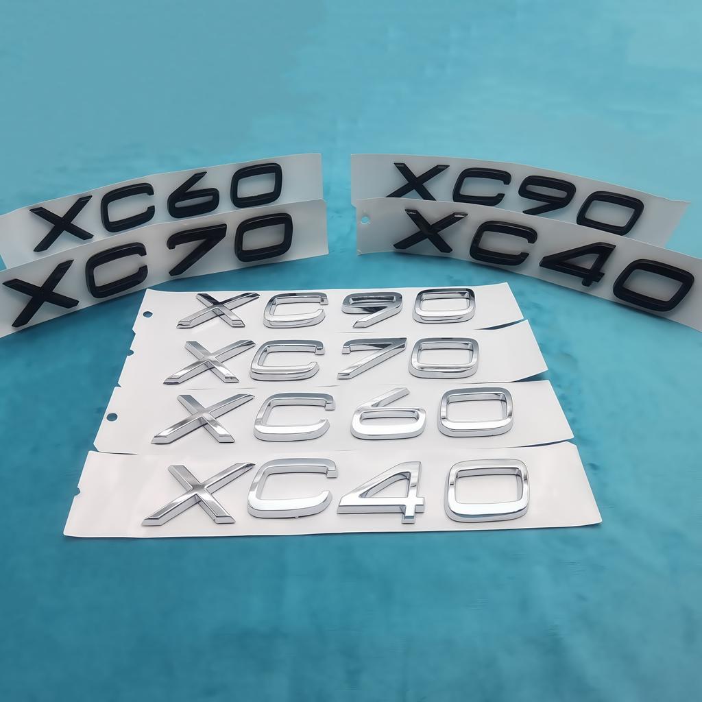 1Pc 3D Chrome ABS Letters Logo Car Rear Trunk Emblem Badge Sticker