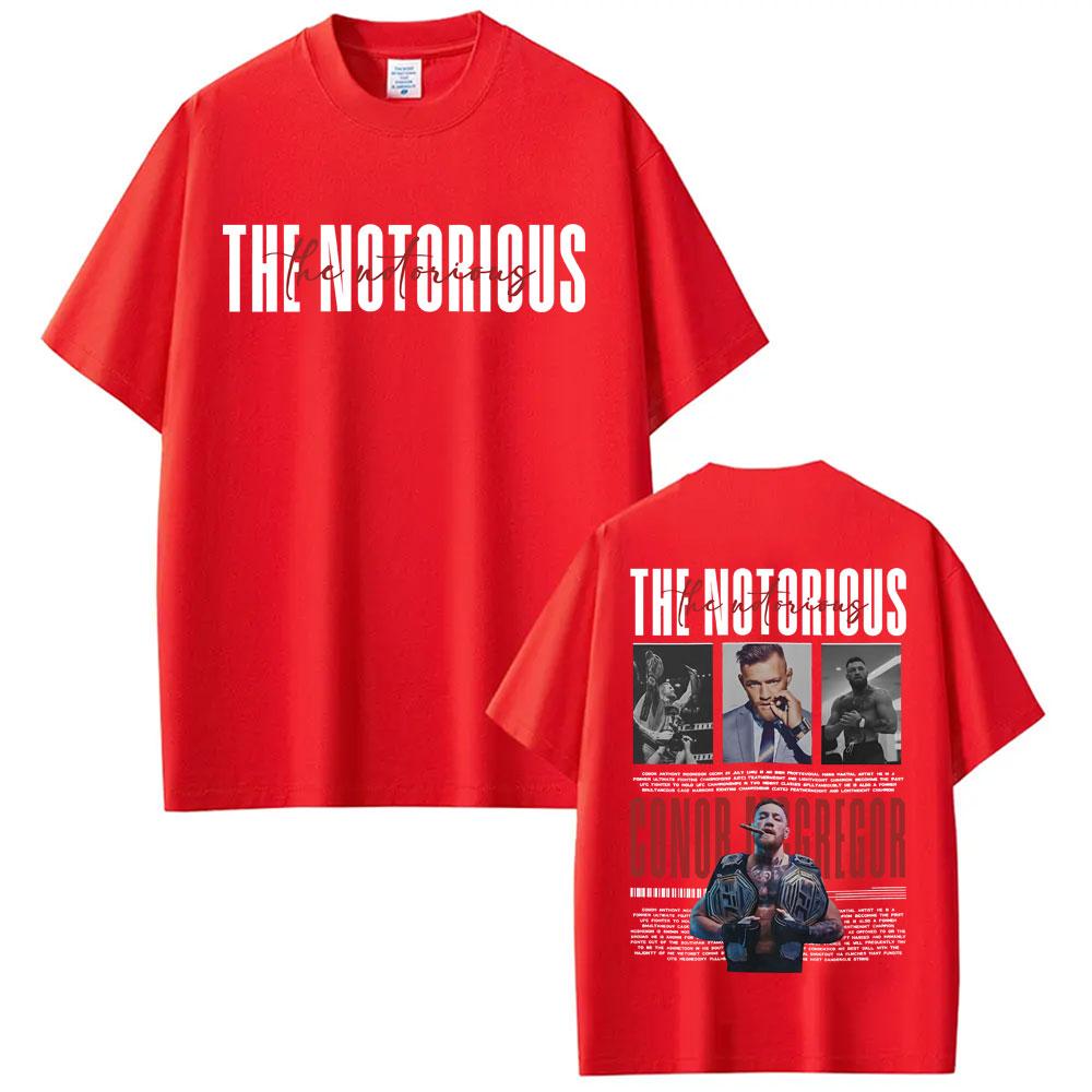The Notorious Conor Mcgregor Vintage Graphic Tee Shirt Unisex Women Summer Tops High Quality T-shirt Fashion Gothic Classic T Shirt