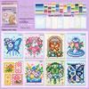 Yu Xian Pixel Bead Coil Sticker Book: Creative DIY Handmade Stickers for Fun & Stress Relief