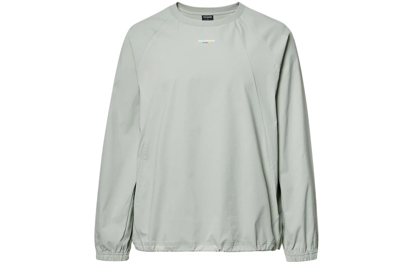 SALOMON UNI RACE FLAG PEAK Sweatshirt Unisex Light Green LC2393900 XL