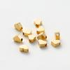 5MM 20pcs/bag 14K 18K Gold Color Plated Flat Heart Shape Charm Spacer Beads Loose Beads For DIY Jewelry Accessories Wholesale