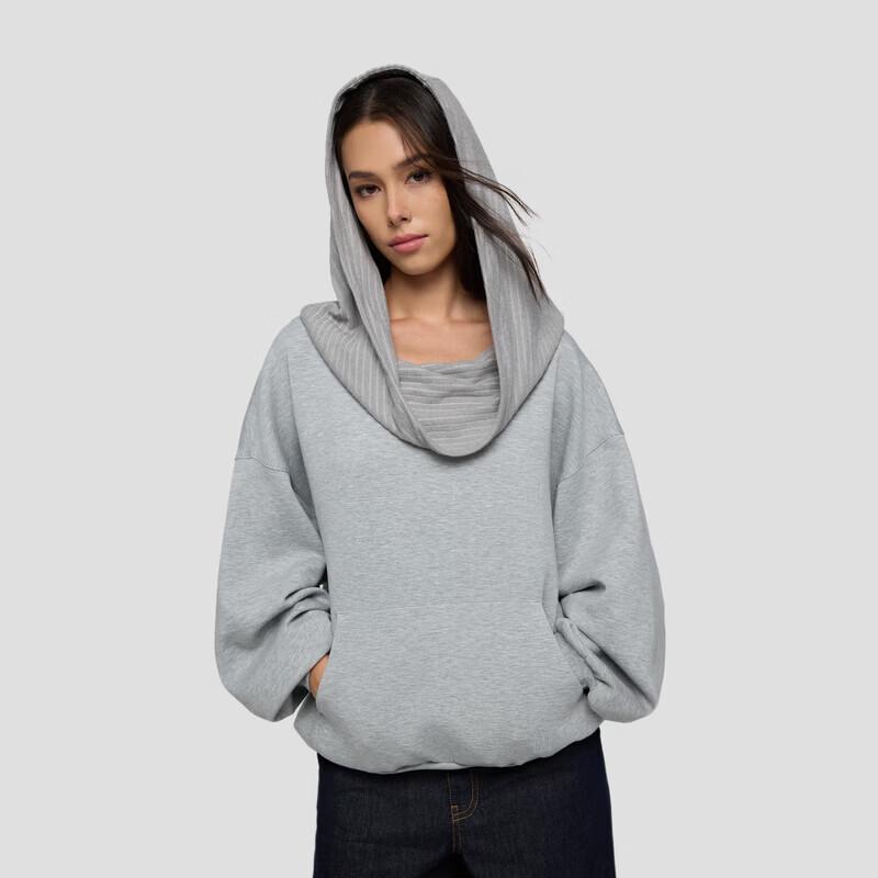 Gap Women's SCUBA Two-Way Draped Collar Pullover Sweatshirt
