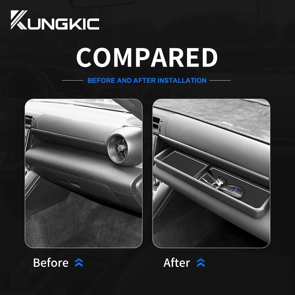 Co-Pilot Glove Box Storage Tidying Phone OrganizerFor Subaru BRZ Toyota GR86 2021-2023 2024 2025 RHD LHD Accessories