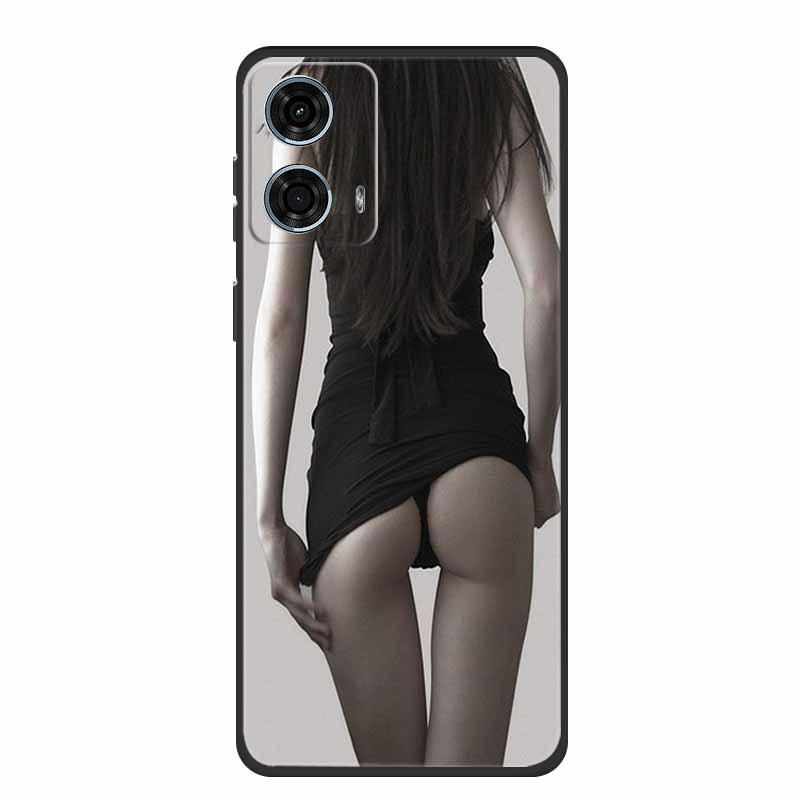 Pentru Motorola Moto G24 Power Carcasă Silicon Lup Leu TPU Moale Carcasă Telefon Pentru Moto G24 Power Capac Spate Desene Animate Carcasă Rezistentă la Șocuri