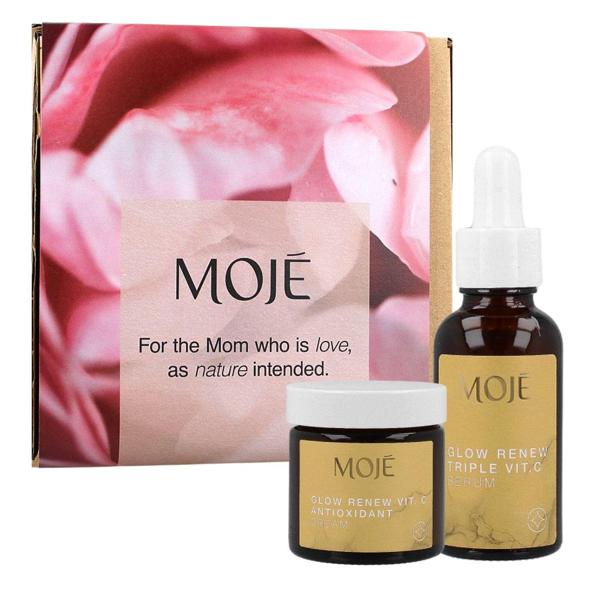 

MOJÉ Glow Set (serum 30 ml + krem 50 ml) - zestaw prezentowy rozświetlający