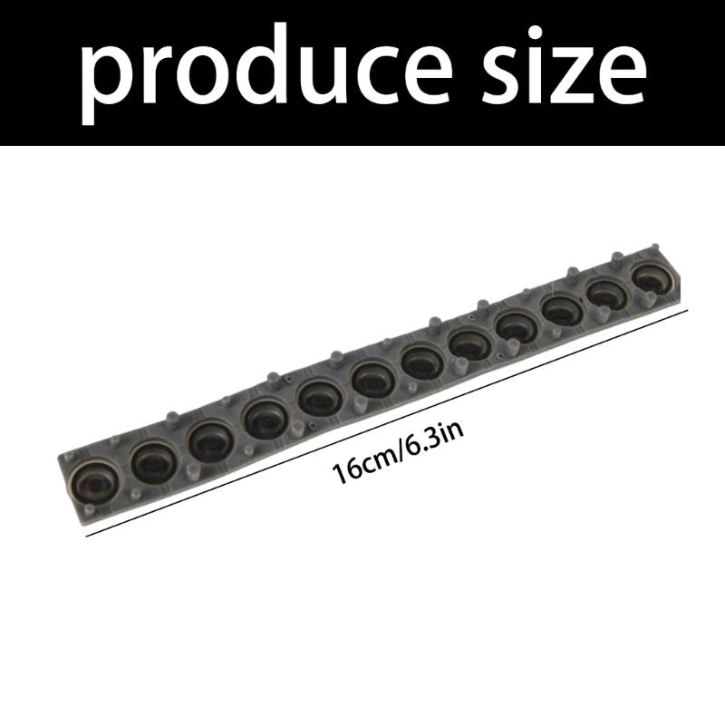 Tastenkontakt-Gummiunterlagen Ersatz Flexibles leitfähiges Pad Leitfähige Tastaturstreifen Für Tastaturzubehör Langlebig