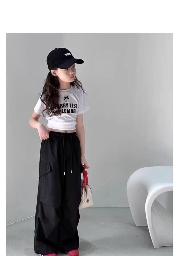 2026 Trendy Girls’ Summer Loose Overalls - Stylish Casual Pants