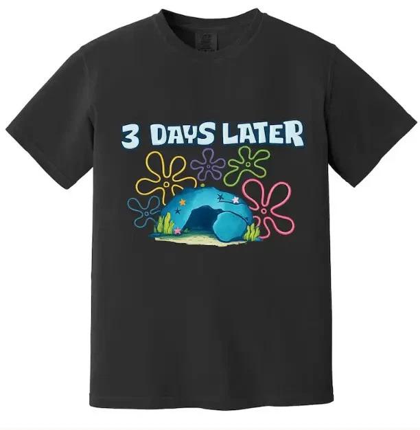 3 Days Later Christian Easter Shirt Funny Resurrection Faith Tee 4XL