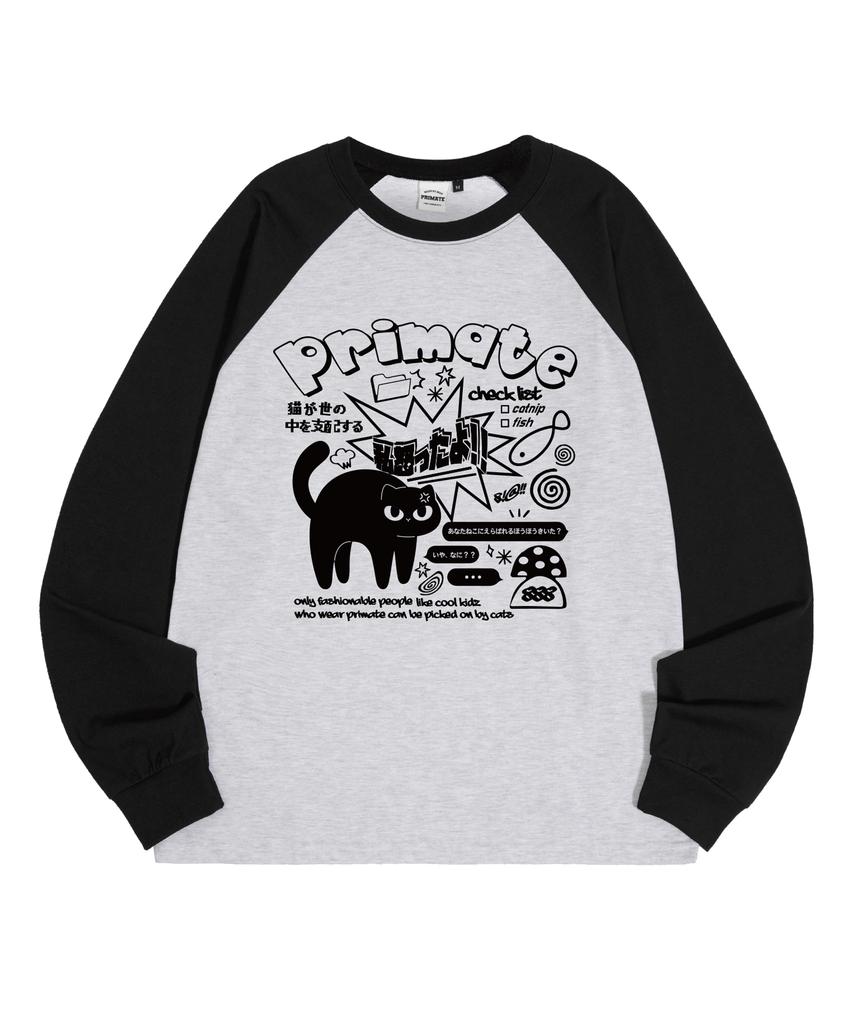 Prime Eight Mad Cat Oversized Raglan Long Sleeve 5 Colors