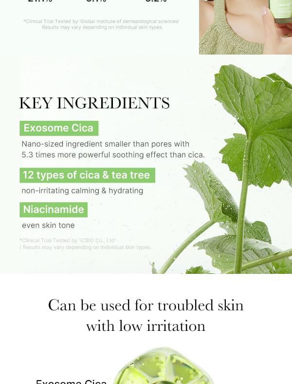 medicube Exosome CICA Tea Tree Calming Ampoule