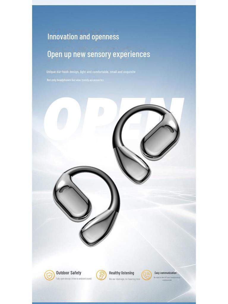 OWS M75 Ear-Hook Bluetooth Headset with Noise Reduction