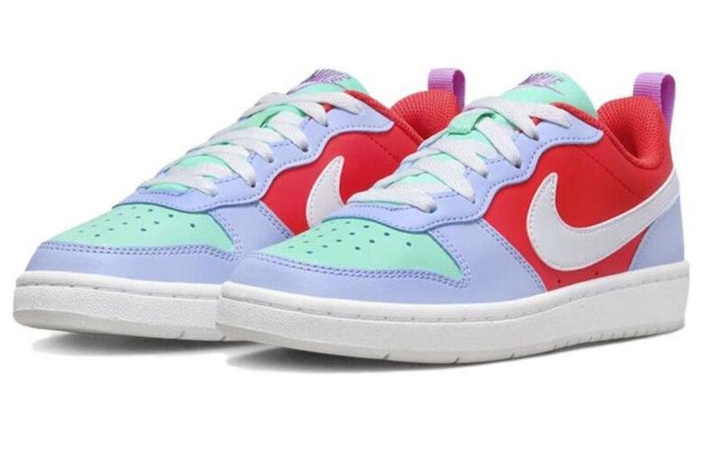 Nike Court Borough Low Cobalt Bliss Track Red GS DV5456-400