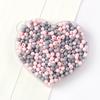 42-Color Acrylic Solid Color Round Beads Rice Beads Handmade Diy Beaded Loose Beads Bracelet Necklace Jewelry Material 3/4Mm