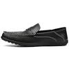 Trendy Fashionable Men's Bean Bean Shoes Comfortable Casual Loafers For Men Business Leather Shoes Driving Shoes Plus Size