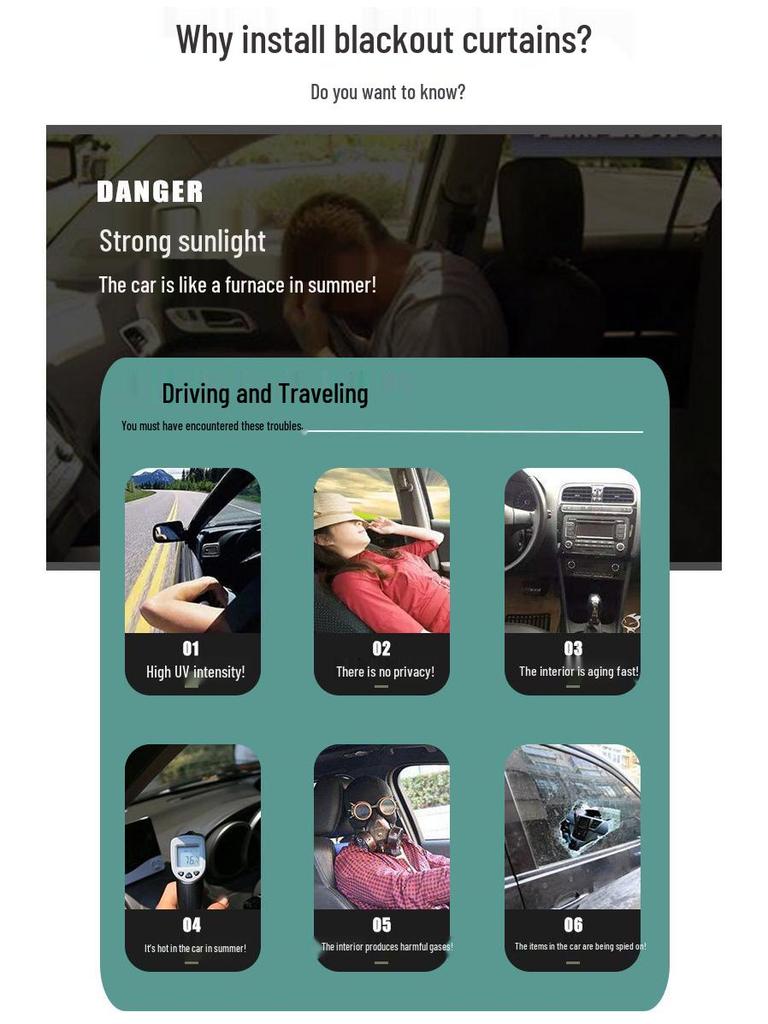 Volvo Rear Window Sunshade Curtains for XC60, S60, S90, XC90, XC40, V60