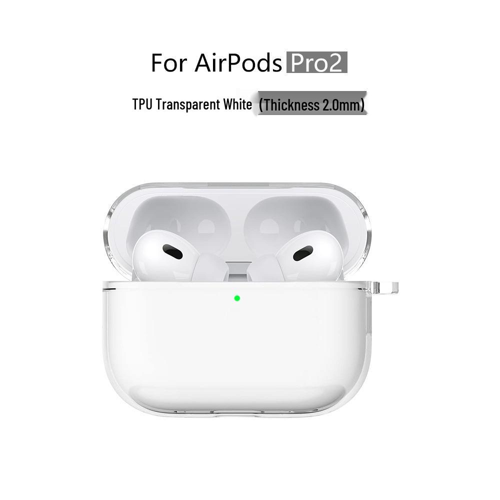 Transparent TPU Protective Case with Lanyard for AirPods Pro 2nd Generation AirPods Pro 2nd Generation