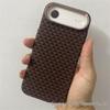 LUXO Magnetic Carbon Fiber iPhone 17 Air Case: Kevlar Texture Hard Shell for Men & Women