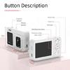 Travel Camera 4K Resolution 64MP Sensors Double Screens 18x Optical Zooming Rechargeable Battery For Adventure Enthusiasts